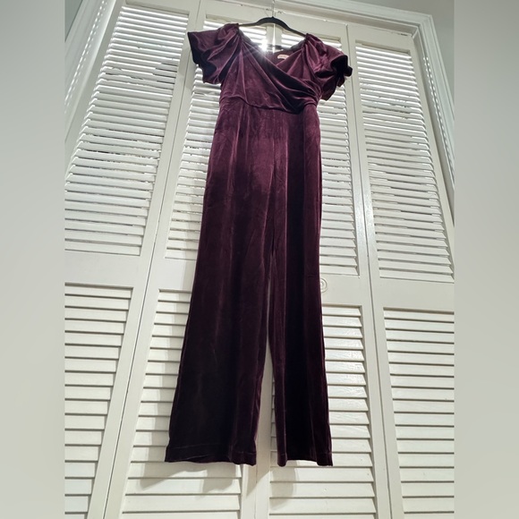 Ivy City Co Velvet Jumpsuit - Picture 3 of 9